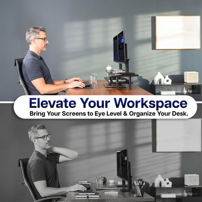 2-Tier Premium Monitor Riser