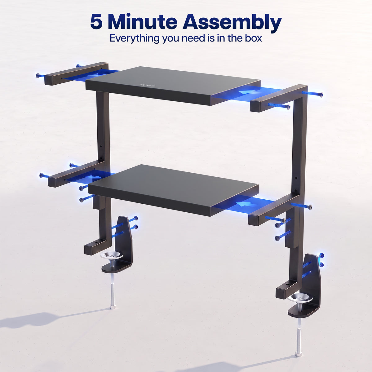 5-Minute Assembly with everything you need right out of the box