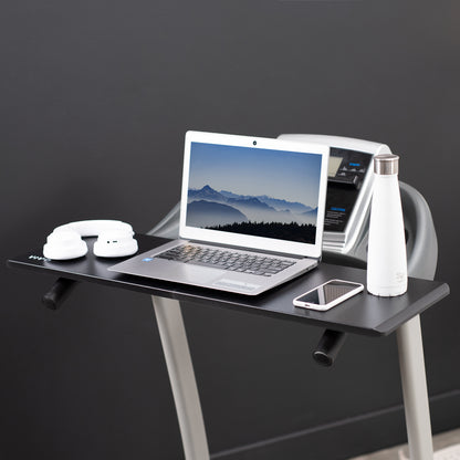 This innovative design, fitting most treadmills on the market, allows you to get your work done while walking, making it possible to study, do homework, research, shop, and more while on the move.