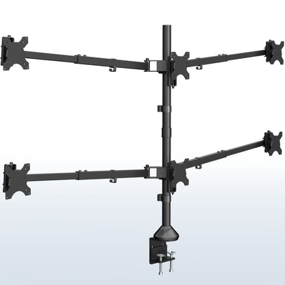Telescoping Hex Monitor Desk Mount