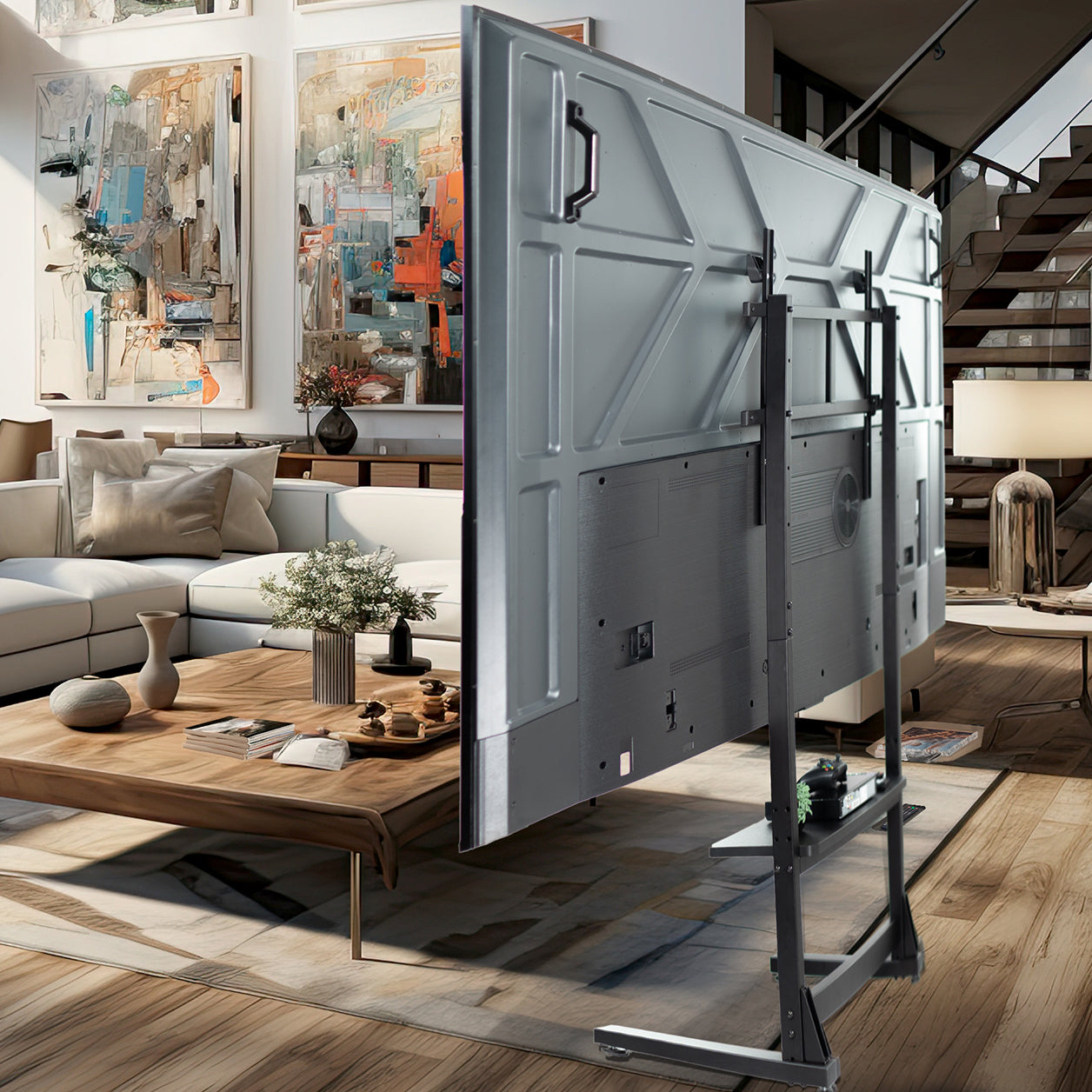 Heavy Duty TV Floor Stand - Thumbnail 4