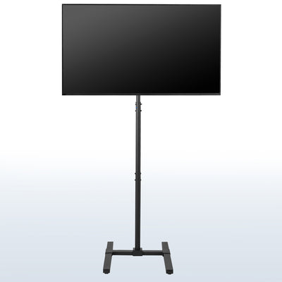 Height adjustable TV stand.