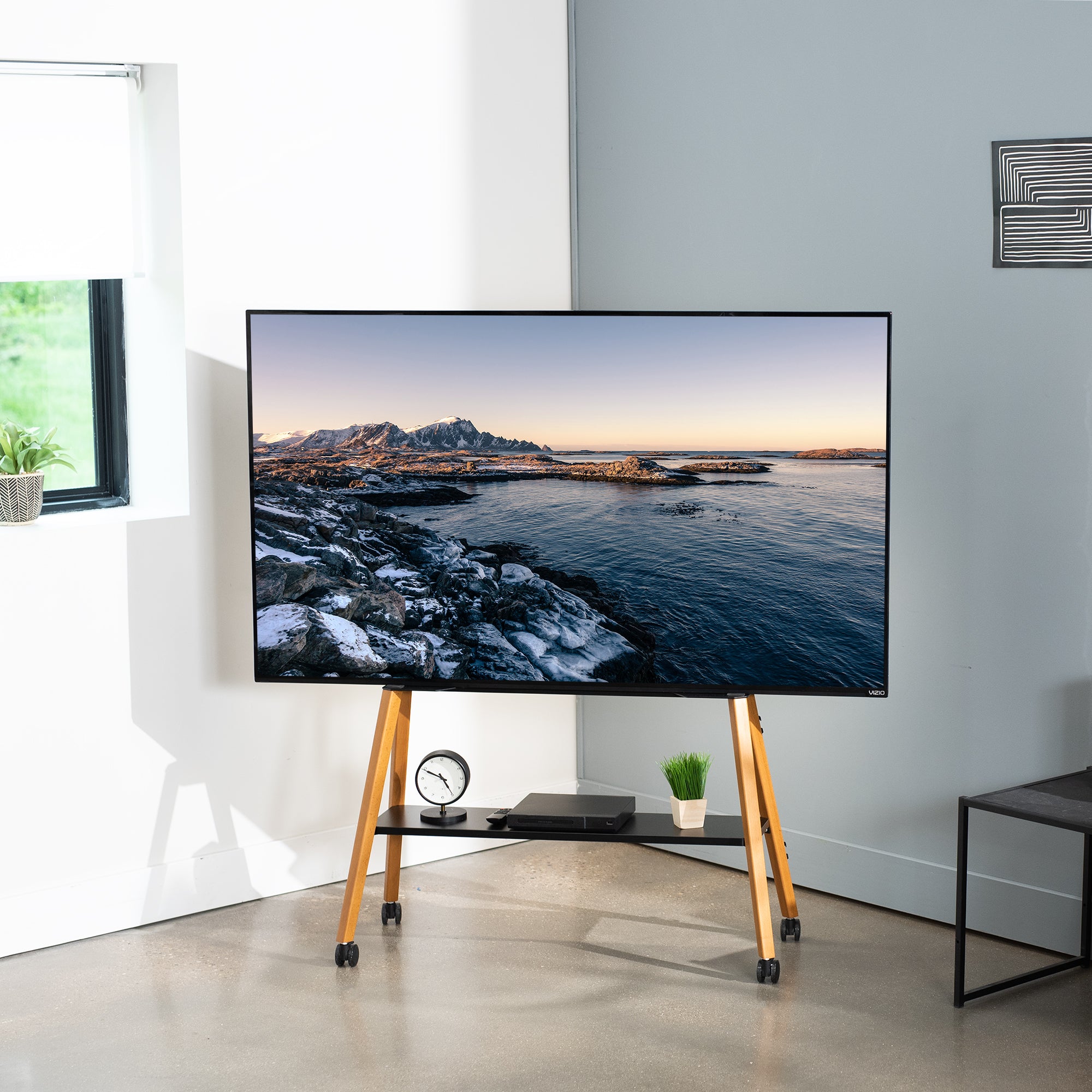 Easel Tv Stand Easel TV Stand For 49” To 70” TVs – VIVO Desk