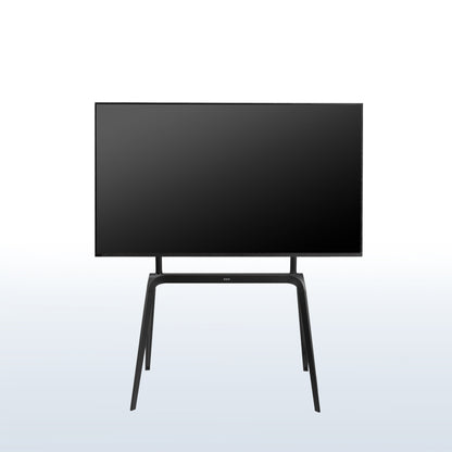 Modern black easel studio stand.