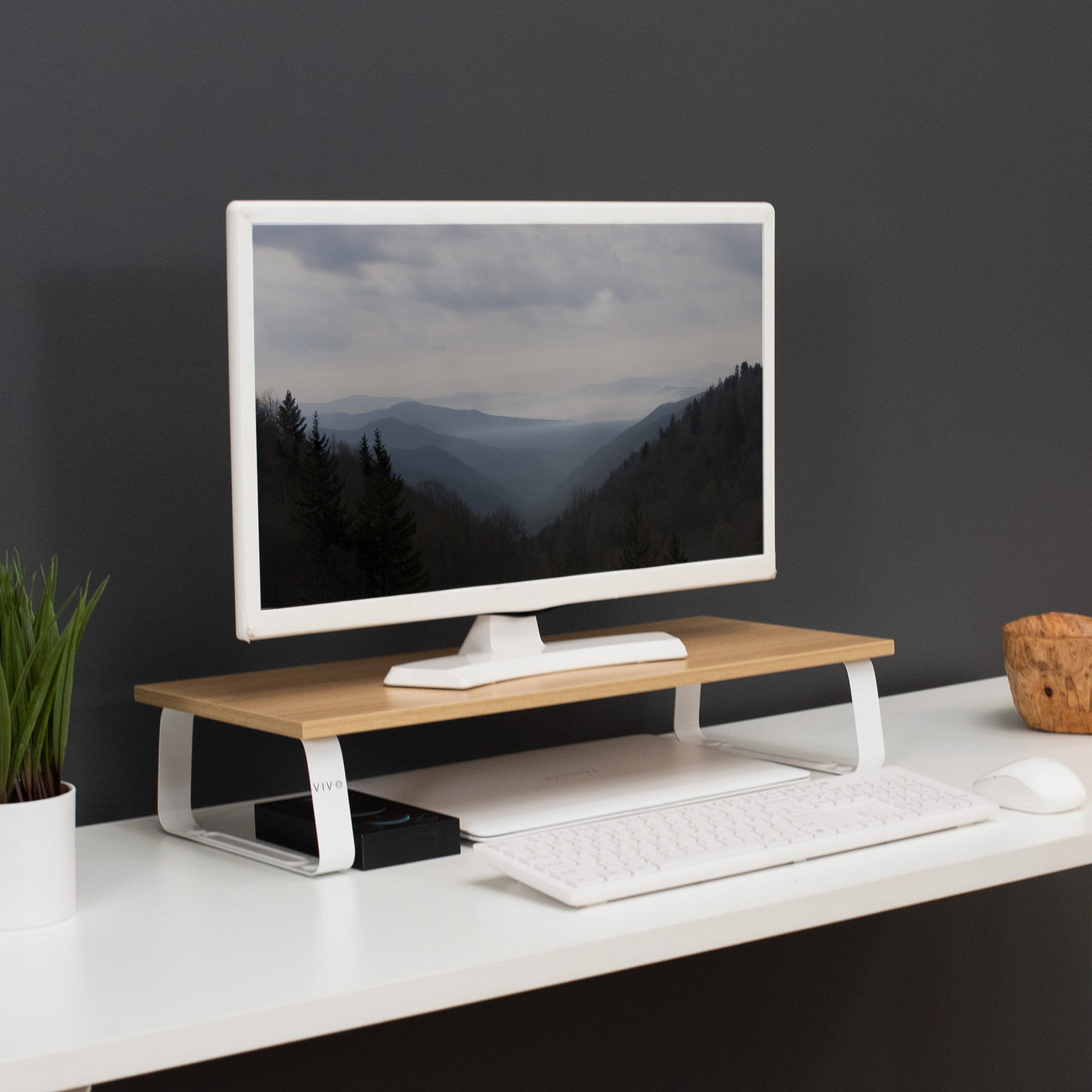Tabletop Monitor Riser – VIVO - desk solutions, screen mounting, and more