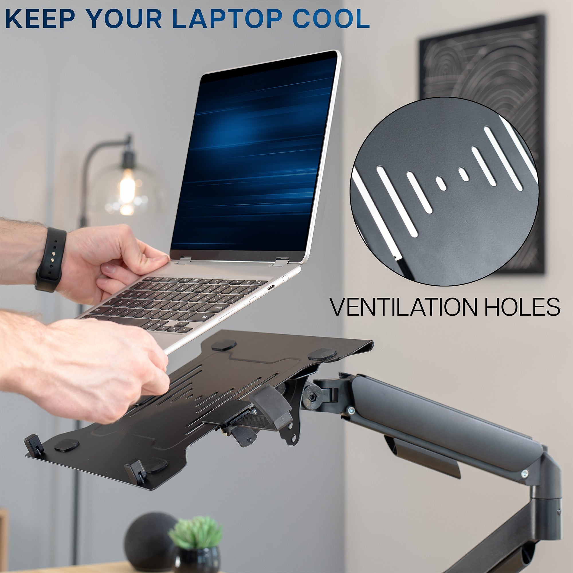 Mechanical Arm Single Laptop Desk Mount