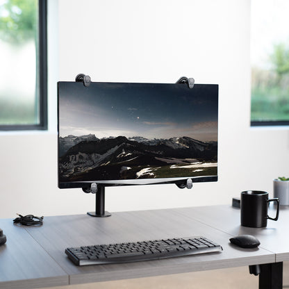 Single Monitor Desk Mount with VESA Adapter Bracket