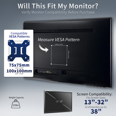 VESA Compatibility on a monitor stand