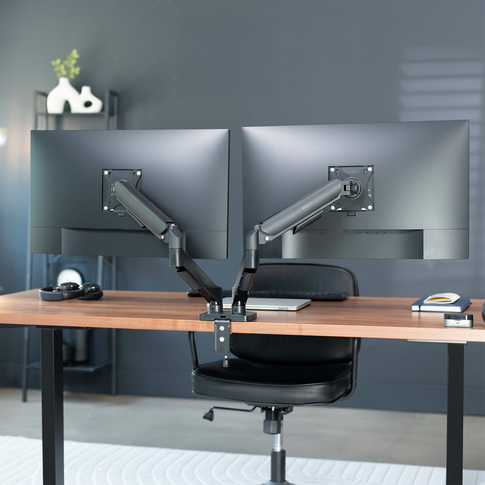 Monitor Desk Rig Mechanical Arm Dual Monitor Desk Mount - 17