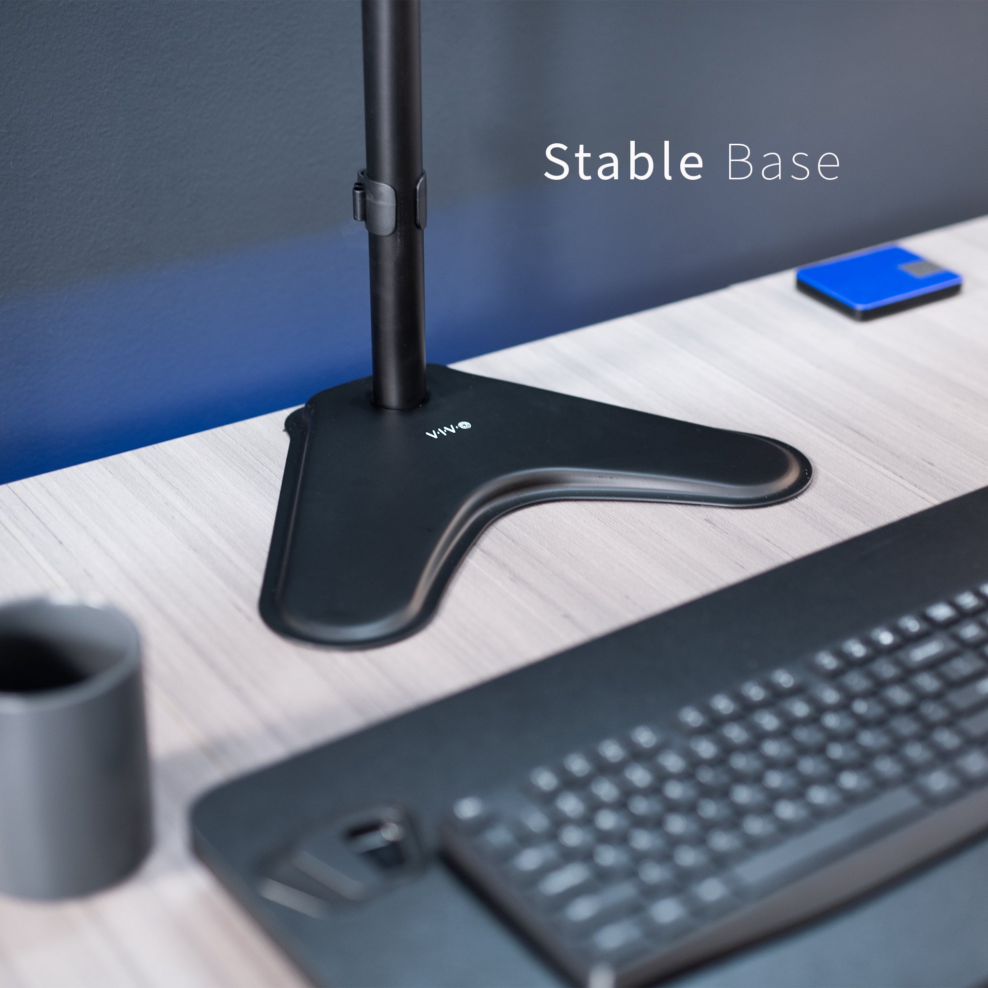 Single Monitor Extra Tall Desk Stand