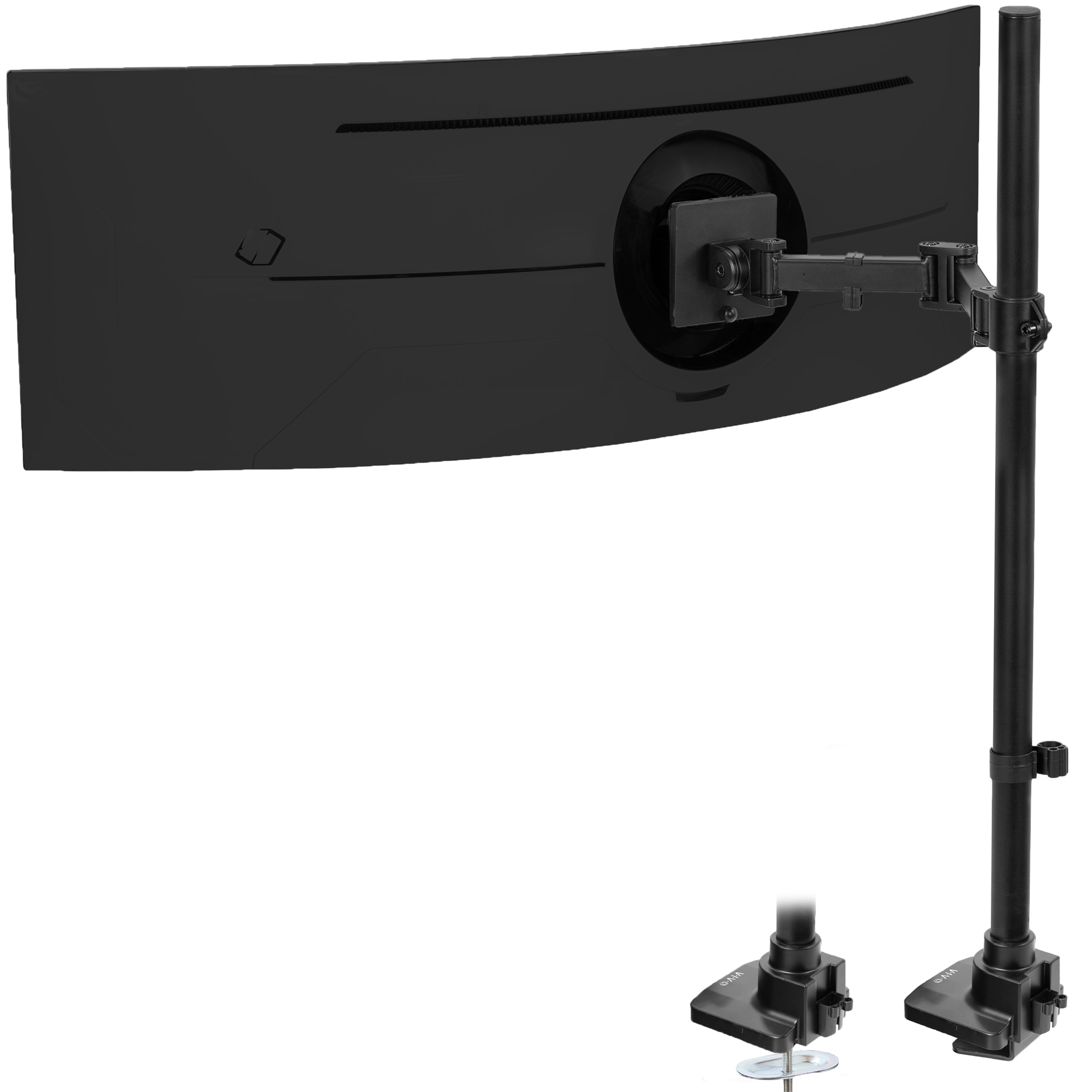 Single Ultrawide Monitor Extra Tall Desk Mount - Up to 49" Screens