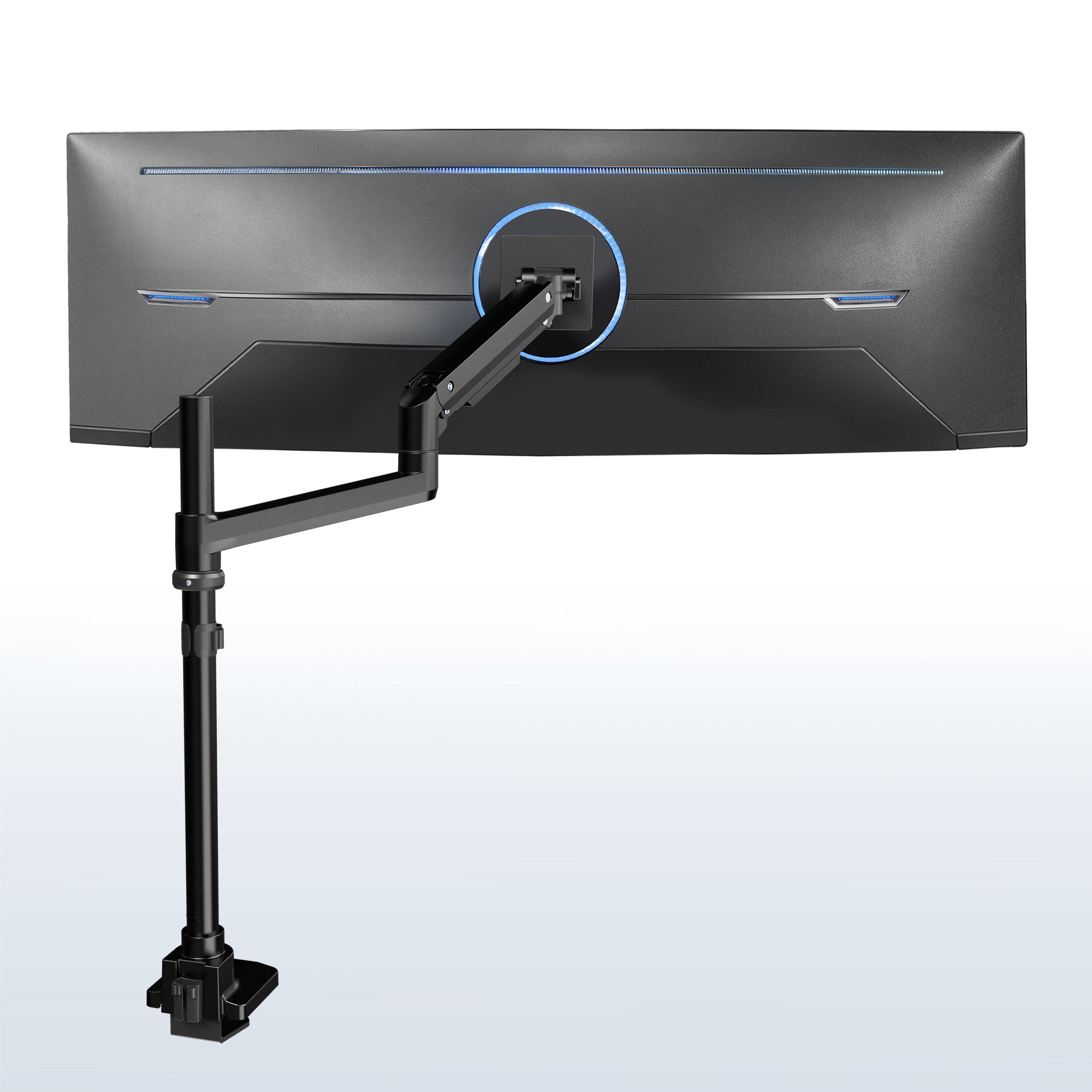 Monitor with a stand on a white background