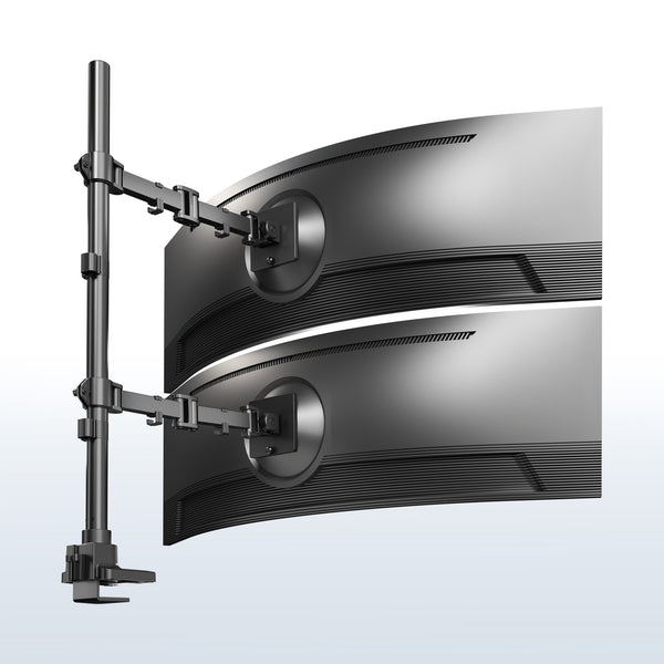 Dual Ultrawide Monitor Extra Tall Desk Mount - Up to 49