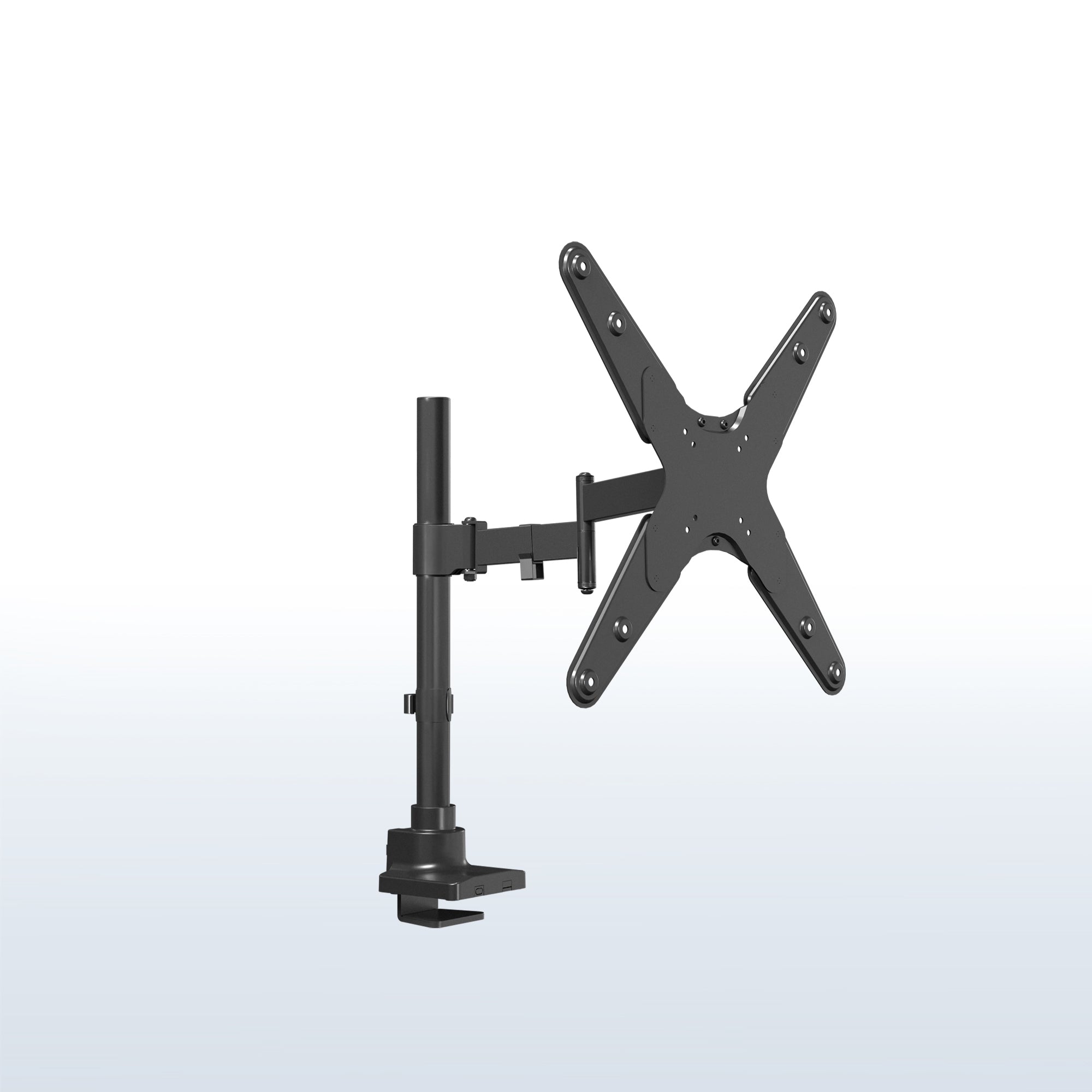 Articulating Arm Single TV Desk Mount 