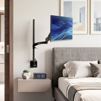 Single Monitor Mount Floor or Wall Stand - 17" to 32" Screens