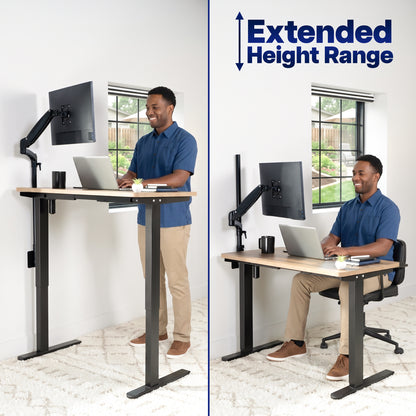 Single Monitor Mount Floor or Wall Stand - 17" to 32" Screens