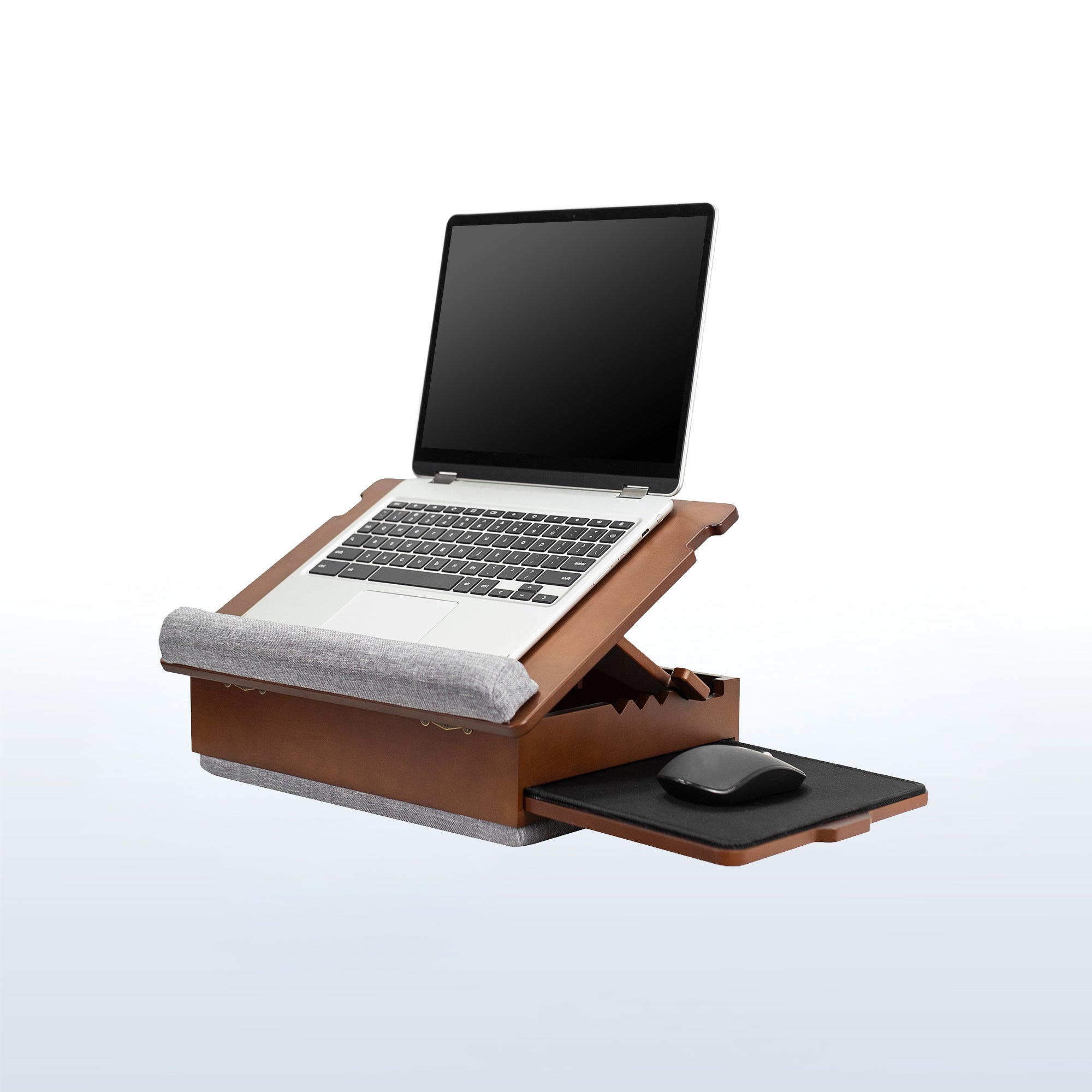 Wooden Lap Desk with Storage and Mouse Pad – VIVO - desk solutions