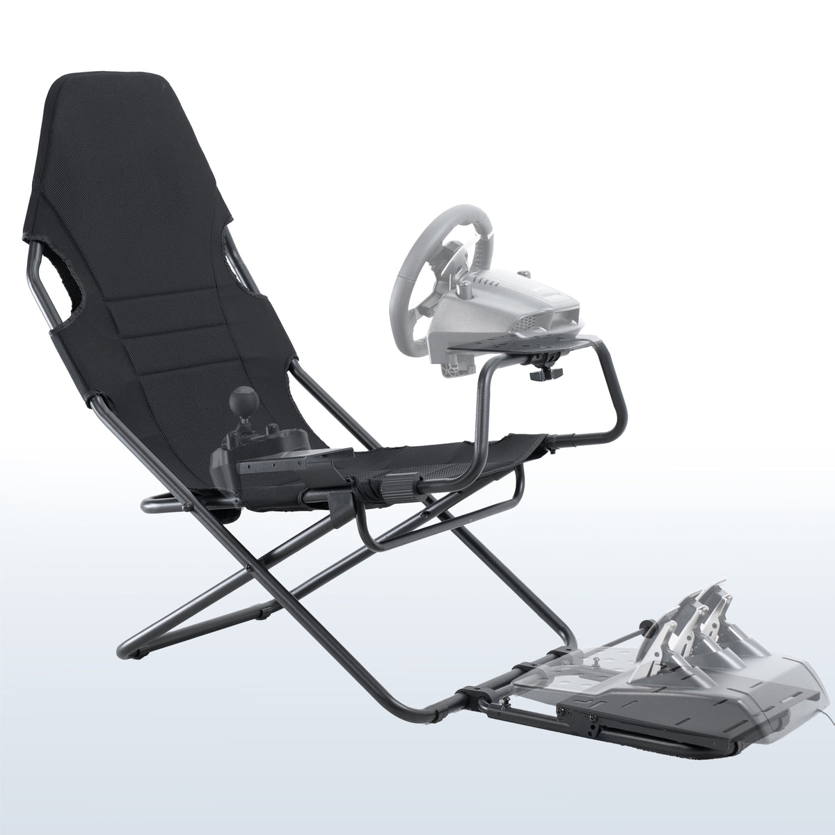Folding Racing Simulator Cockpit – VIVO - desk solutions, screen ...