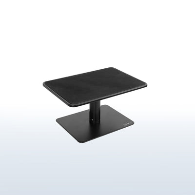 Sturdy desk mount riser for laptop or monitor that provides ergonomic viewing and reduces strain.