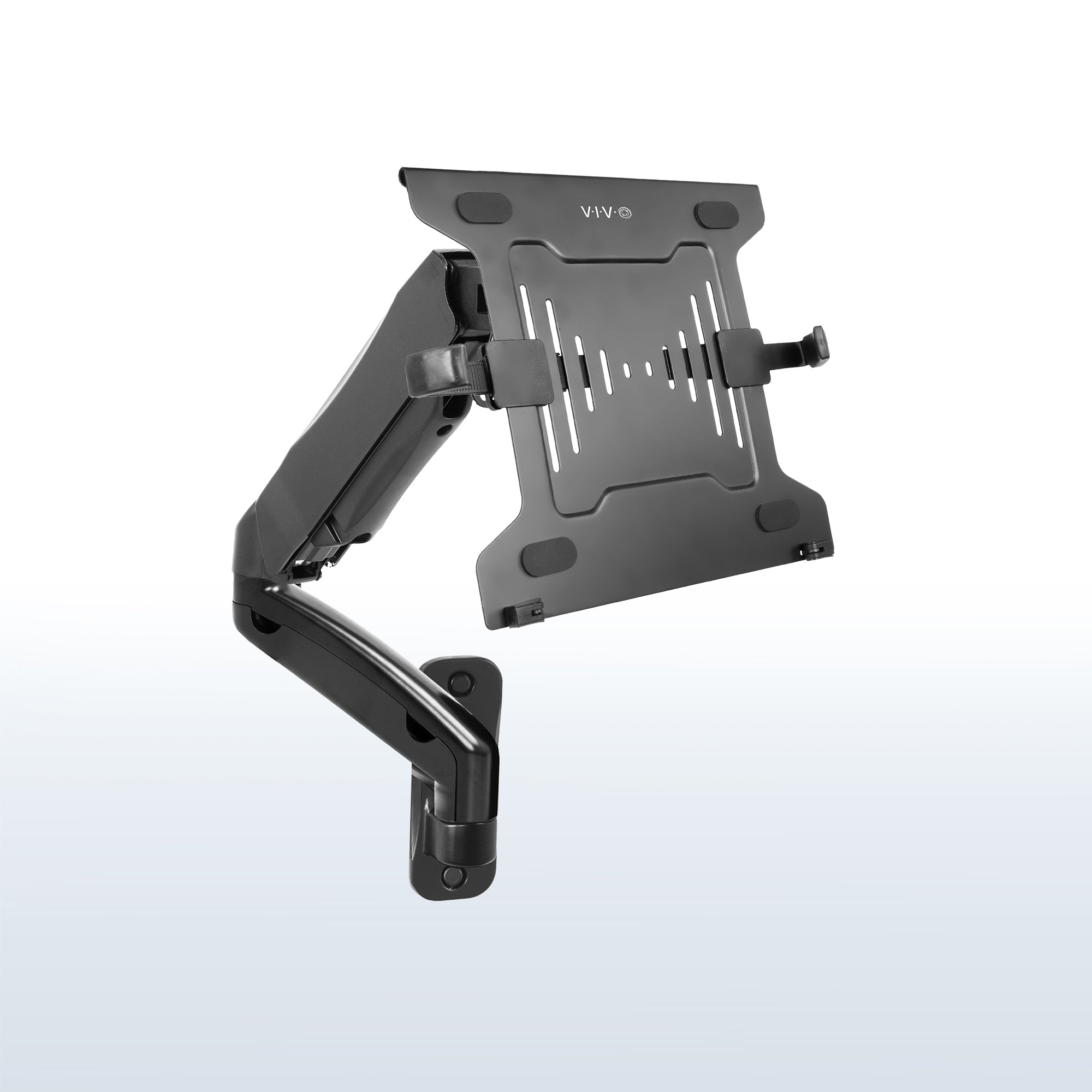 Sturdy adjustable pneumatic arm. 