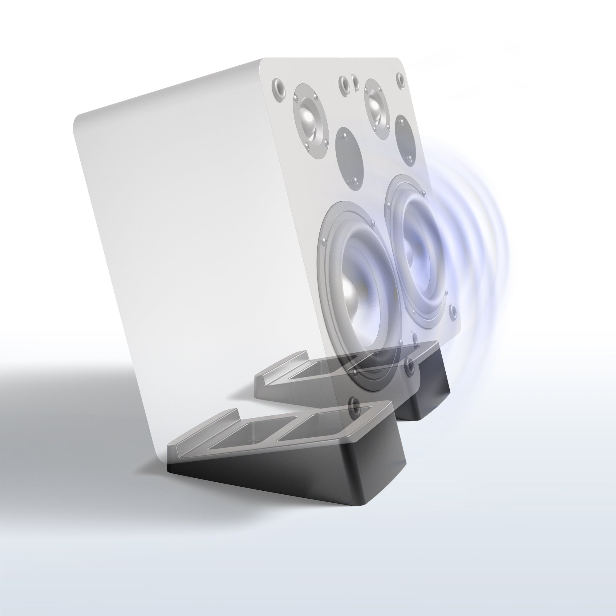 Angled Desktop Speaker Stands (2 Pack)