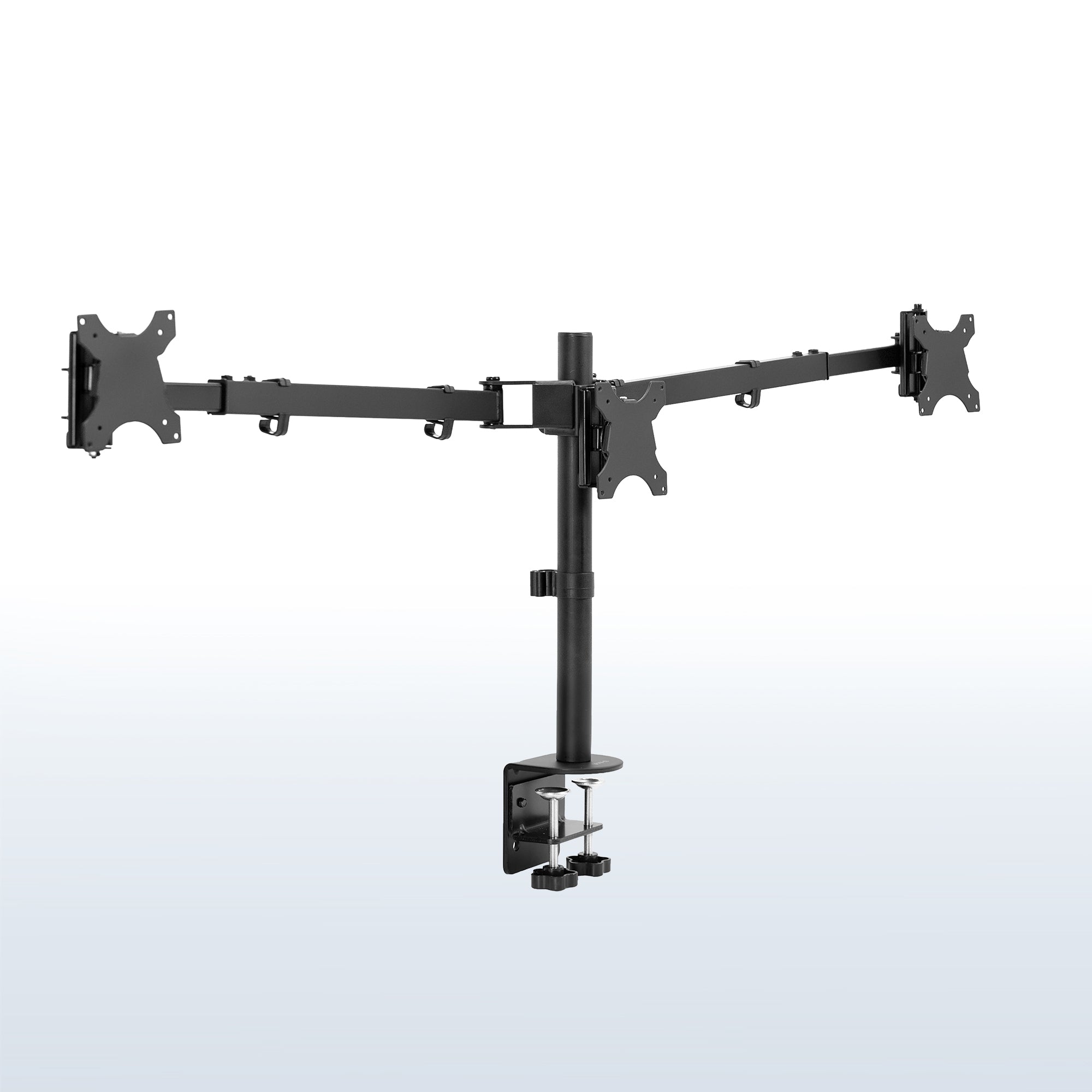 Telescoping Triple Monitor Desk Mount - Up to 38" Screens