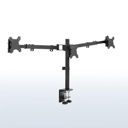 Telescoping Triple Monitor Desk Mount - Up to 38" Screens