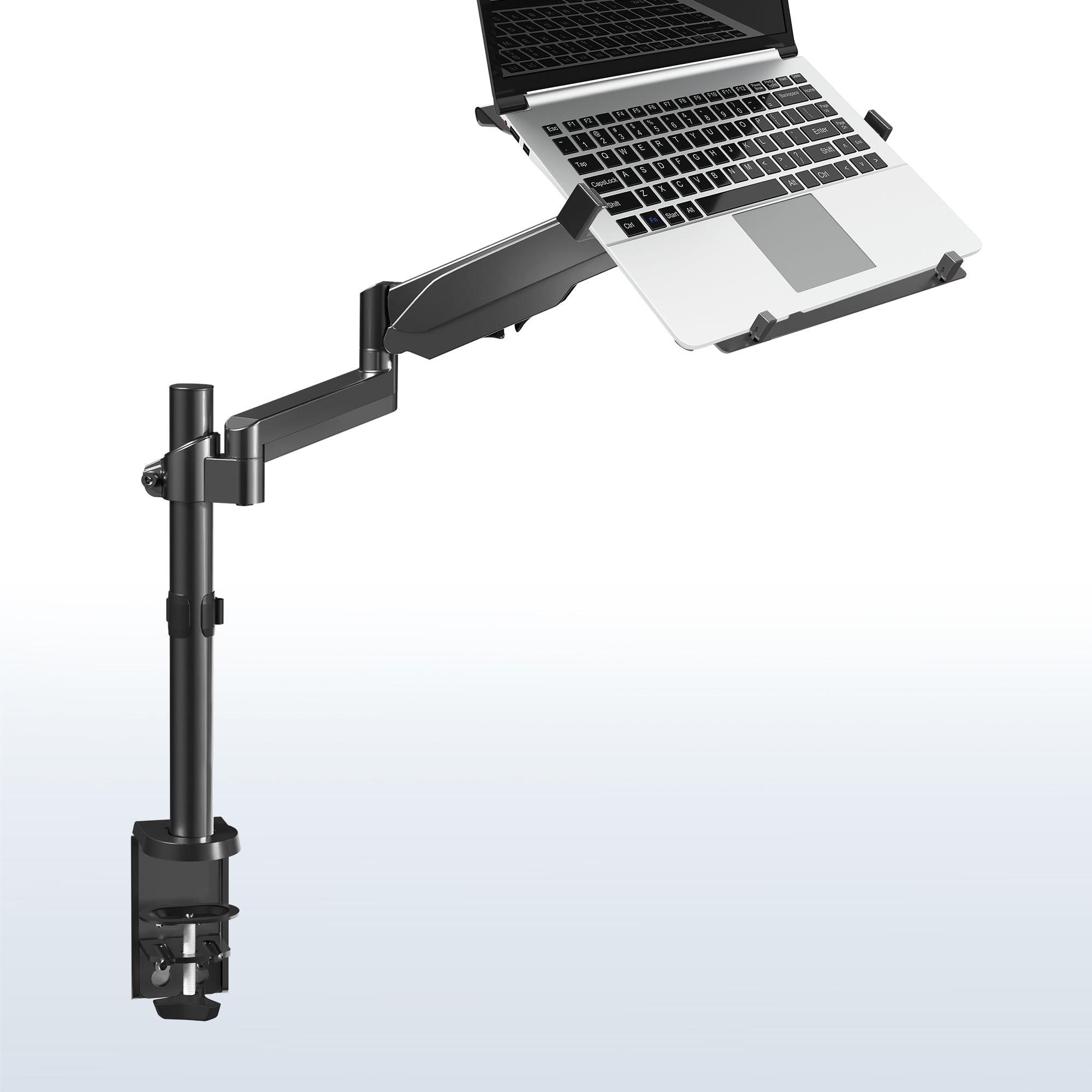 Pneumatic Arm Single Laptop Desk Mount