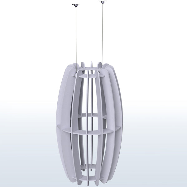 Large Acoustic Ceiling Oval Sound Absorber – VIVO - desk solutions