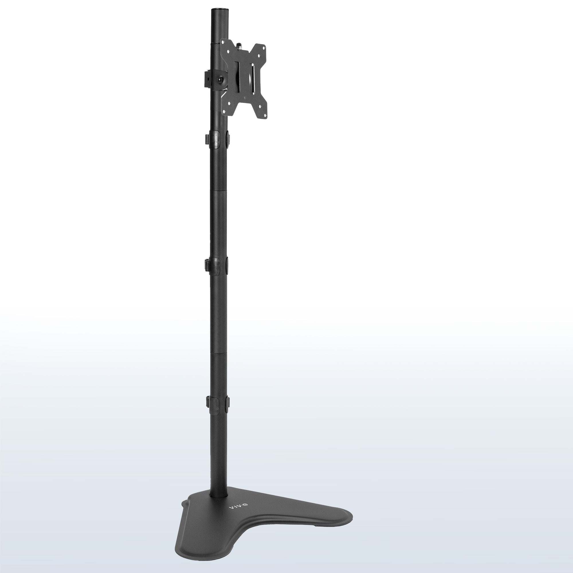 Single 13" to 27" Monitor Extra Tall Desk Stand