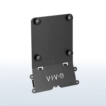 Sturdy VESA-compatible adjustable adapter bracket kit for securing a stand or wall mount.