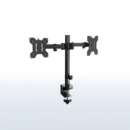 Black Dual Monitor Desk Mount 