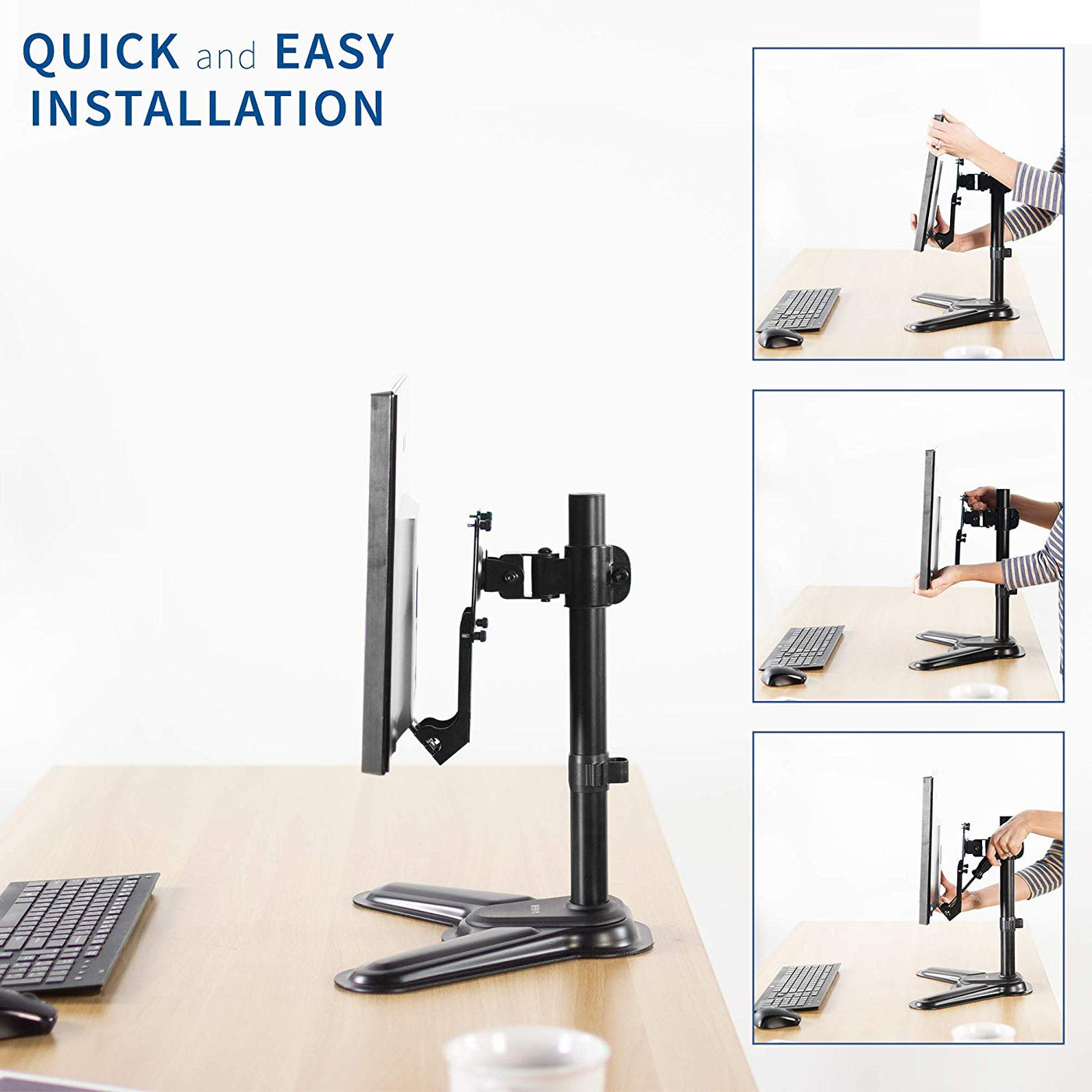 VESA Adapter for Compatible Samsung CF591 Series – VIVO - desk solutions,  screen mounting, and more