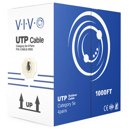 1,000 ft Cat5e Outdoor Ethernet Cable