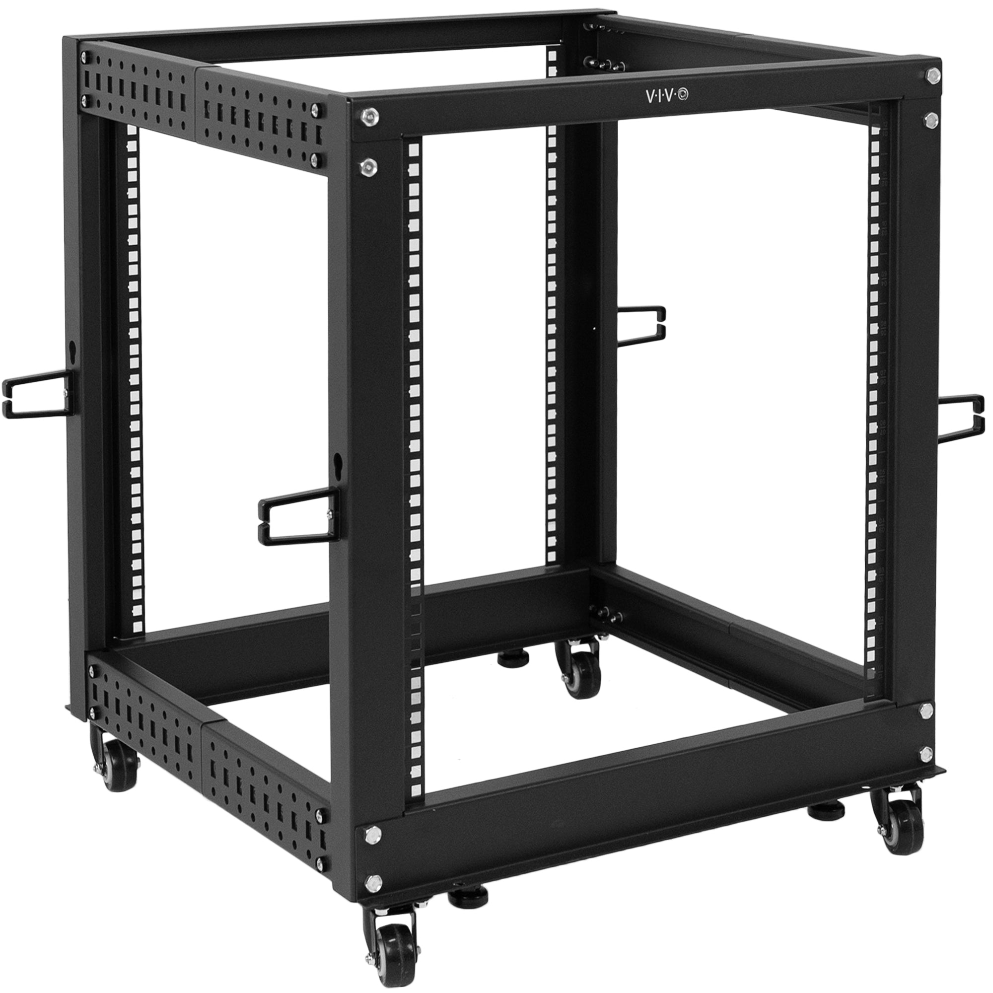 Freestanding Open Frame Server Rack – VIVO - desk solutions, screen ...