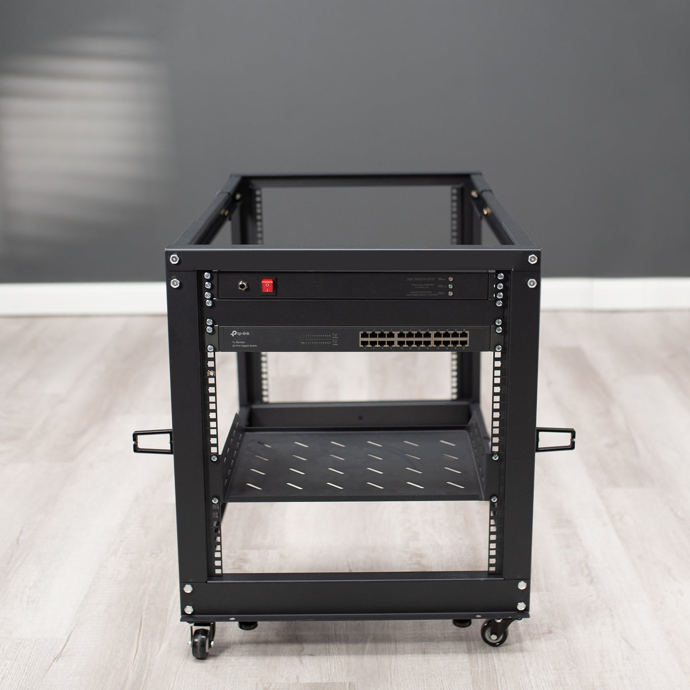 Freestanding Open Frame Server Rack – VIVO - desk solutions, screen ...