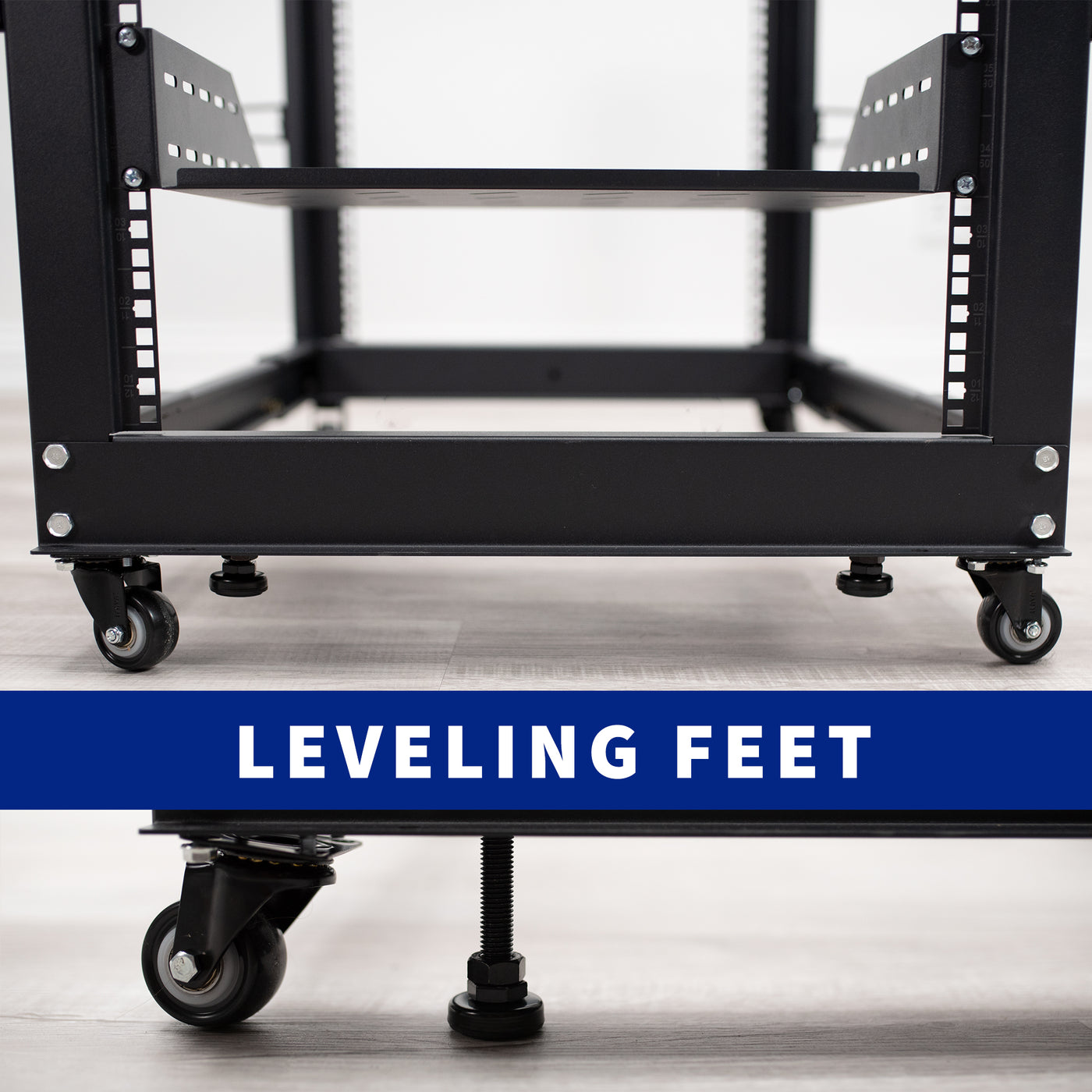 Freestanding Open Frame Server Rack – VIVO - desk solutions, screen ...