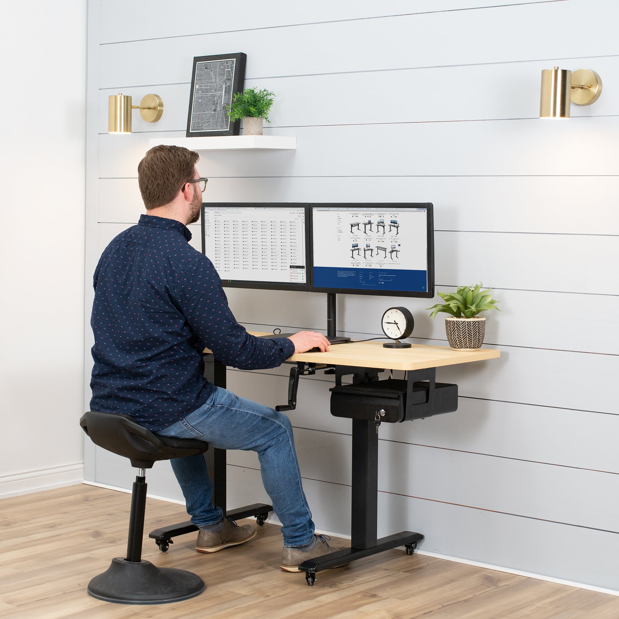 Secure Under Desk Mounted Pull-Out Drawer