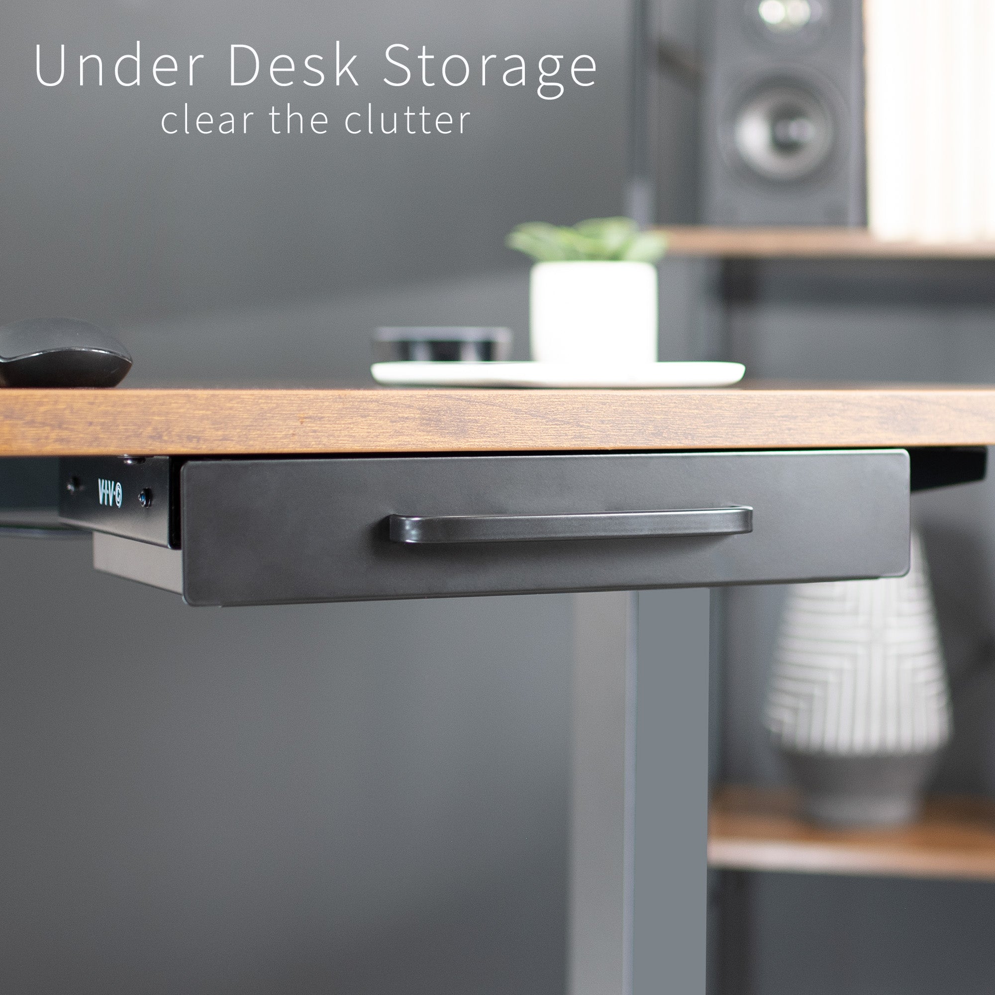 Under Desk Drawer with Pull Handle – VIVO - desk solutions, screen  mounting, and more