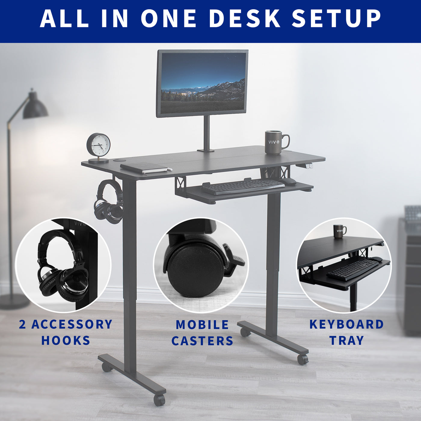 Under Desk Accessory Hooks by UPLIFT Desk
