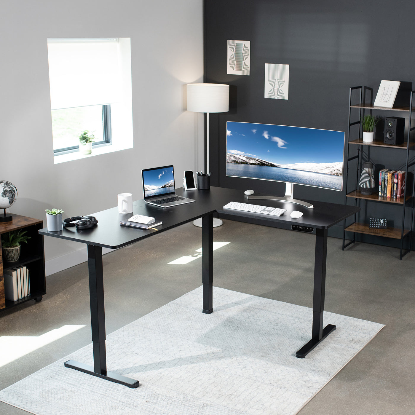 Little Office Corner - Work/Play Standing Desk Set Up + Cable