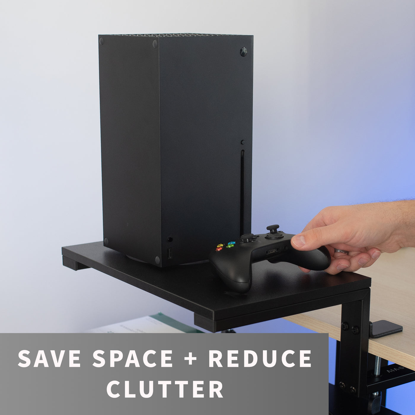 Vivo Computer Hand Riser Clamp-on Versatile Desktop Shelf Riser – VIVO - desk solutions, screen ...