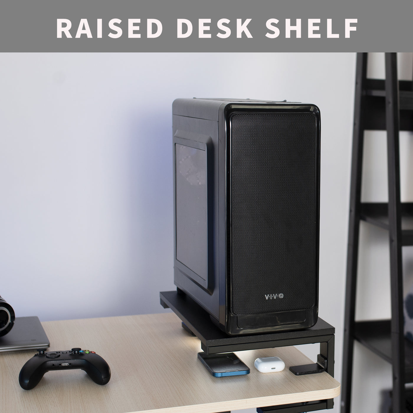 Vivo Computer Hand Riser Versatile Desktop Shelf Riser – VIVO - desk solutions, screen mounting ...