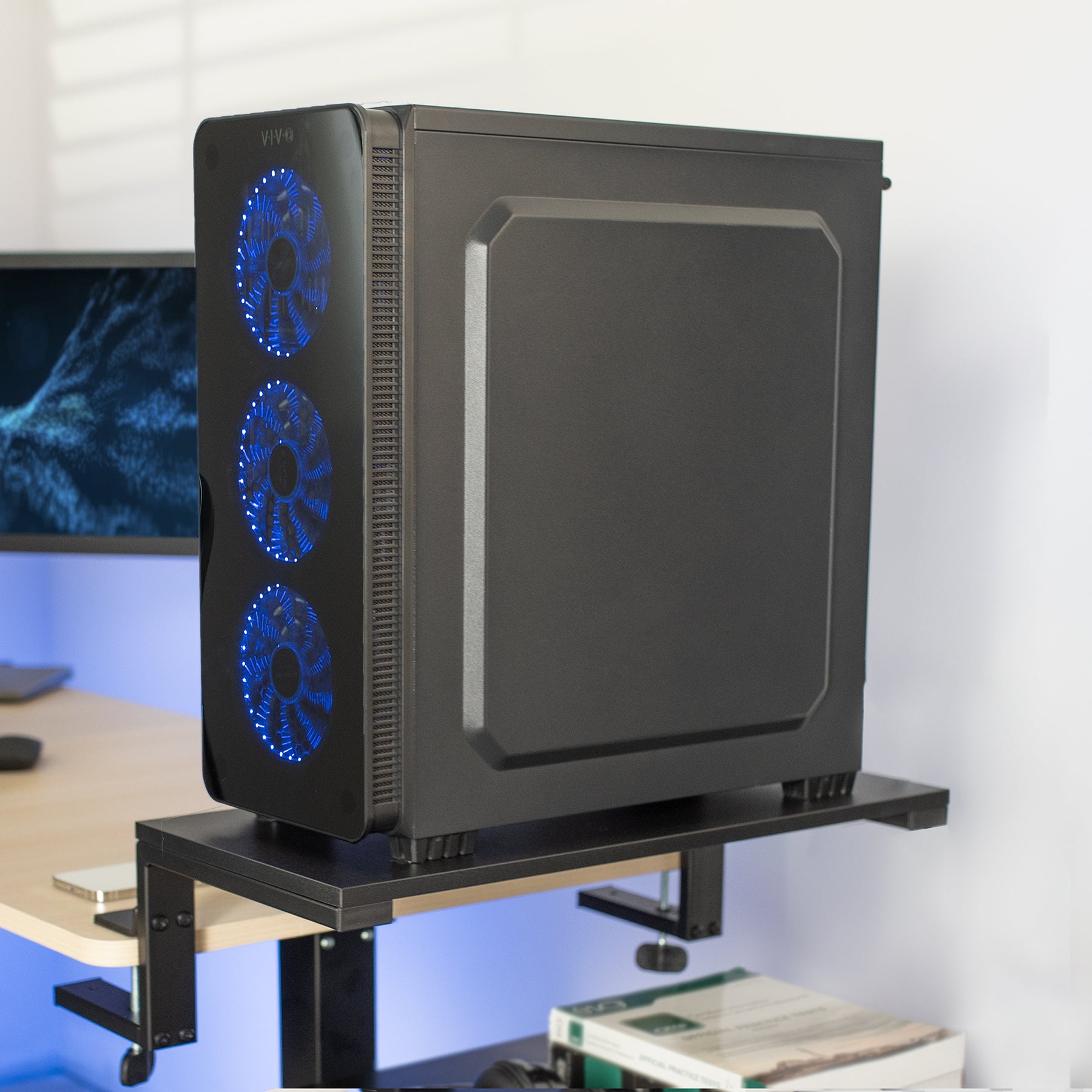 Vivo Computer Hand Riser Versatile Desktop Shelf Riser – VIVO - desk solutions, screen mounting ...