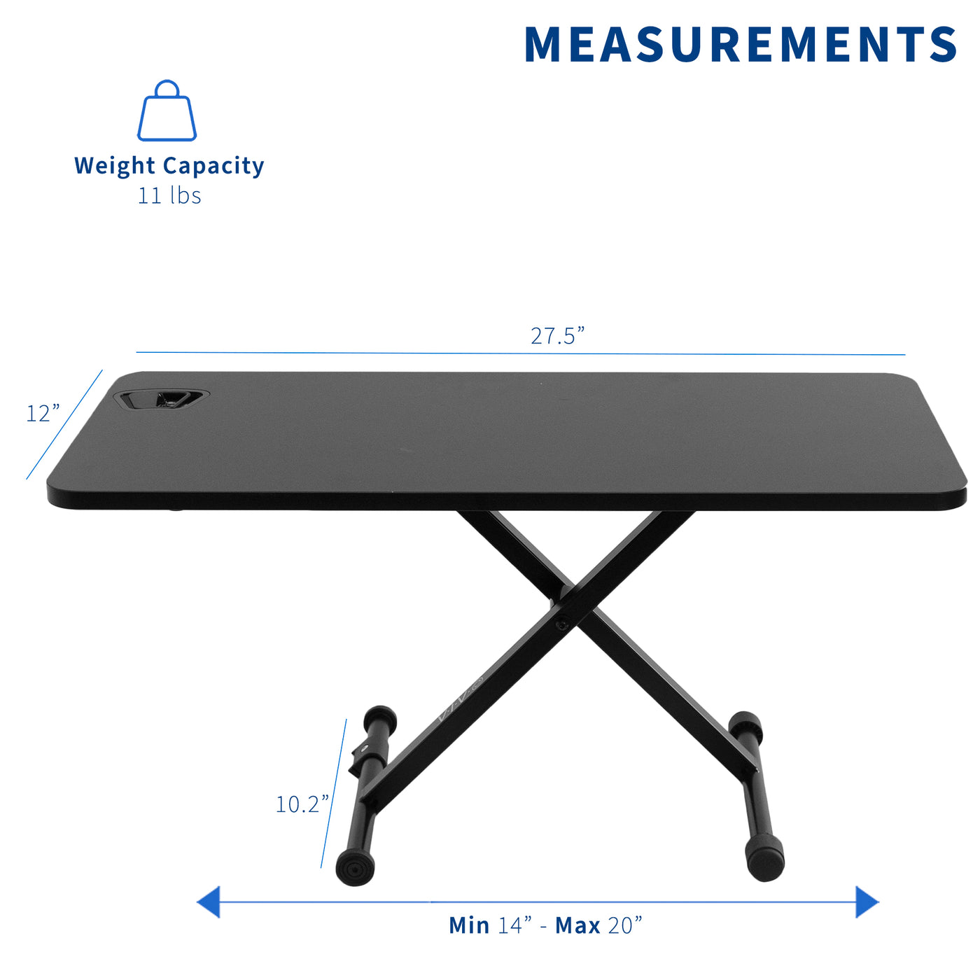 Measurements, specifications, and weight capacity that can work in small office spaces.
