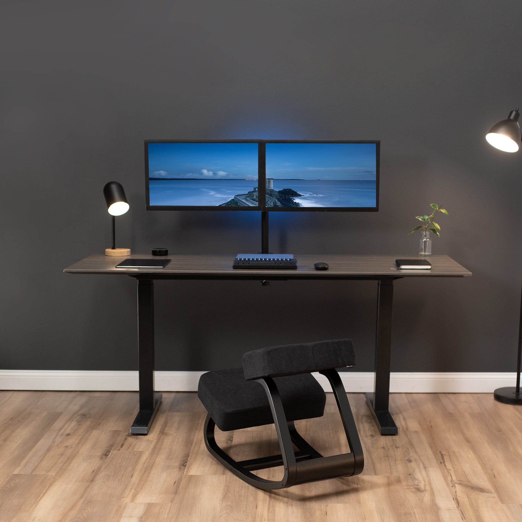 Kneeling Chair VIVO Ergonomic - Wooden Rocking Stool With Thick ...