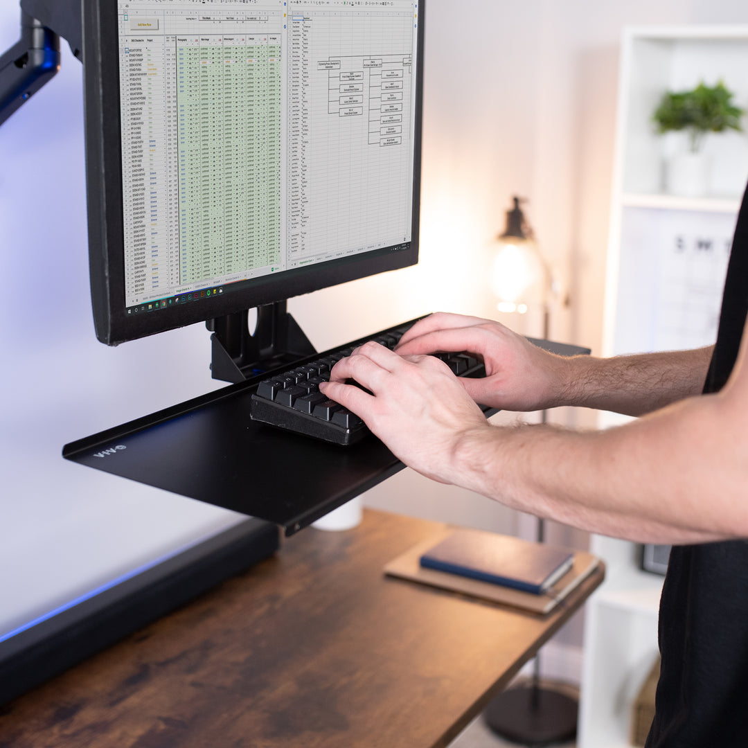Keyboard Trays – VIVO - desk solutions, screen mounting, and more