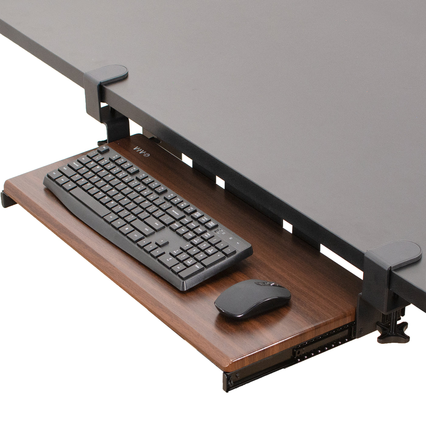 Clamp-on Keyboard Tray – VIVO - desk solutions, screen mounting, and more