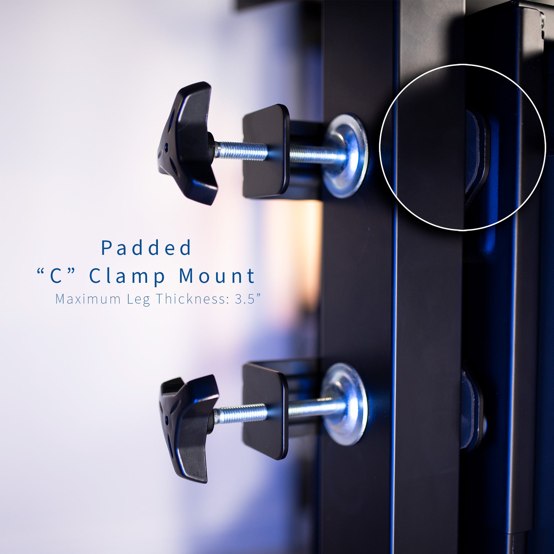 Under Desk Leg Clamp PC Mount – VIVO - desk solutions, screen mounting ...