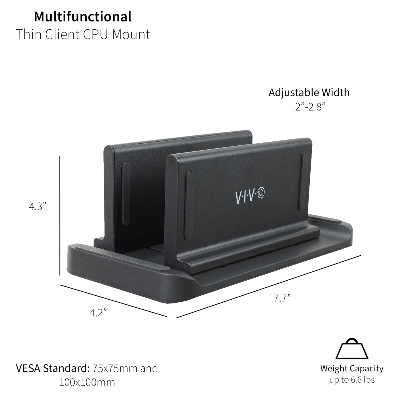 Multifunctional Thin Client Mini PC Mount – VIVO - desk solutions ...